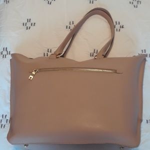 Jcrew Rose Leather oversized satchel